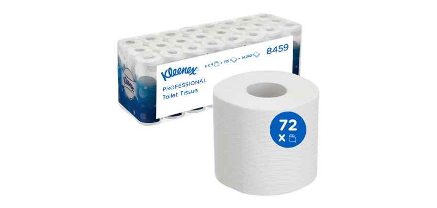 Papier toilette Kleenex 8459 3 épaisseurs 195 feuilles blanc