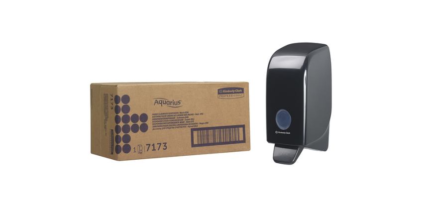 Aquarius 7173 1L Black Hand Soap Dispenser