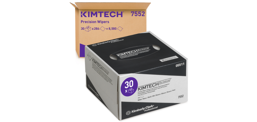 Poetsdoek Kimtech Science 208x112mm 30x286vel dispenserdoos wit 7552