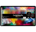 Kleurpotloden STABILO CarbOthello kalkpastel assorti blik à 48 stuks