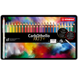 Crayon craie pastel STABILO CarbOthello assorti boîte 48 pièces