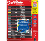 Creatieve marker Sharpie assorti blister à 12 stuks