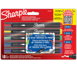 Creatieve marker Sharpie assorti blister à 5 stuks