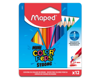 Kleurpotlood Maped Color'Peps Mini Strong set à 12 kleuren