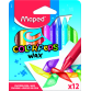 Crayons de cire Maped Color'Peps Was set 12 couleurs