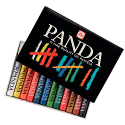 Oliepastel Talens Panda set à 12 kleuren