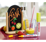 Marqueur Vitre edding 4090 biseau 4-15mm blanc