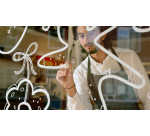 Marqueur Vitre edding 4090 biseau 4-15mm blanc