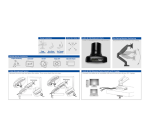 Bras 1 écran ACT Office ressort à gaz