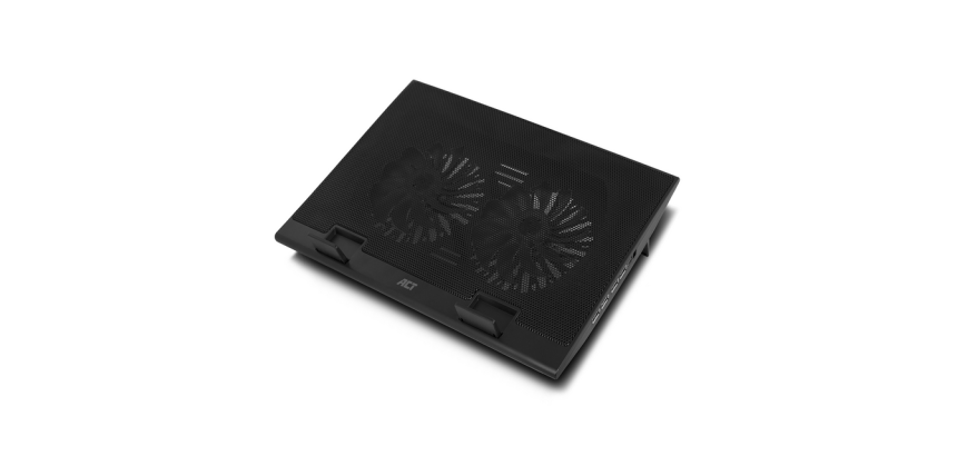 Support ordinateur portable ACT 2 positions avec ventilation hub 4 ports