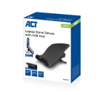 Support ordinateur portable ACT 6 positions hub 4 ports