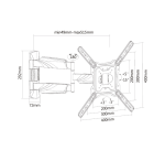 Support mural TV ACT à mouvement complet 23 à 55" VESA