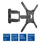 Support mural TV ACT à mouvement complet 23 à 55" VESA
