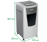 Destructeur Leitz IQ Auto+ Office 600 P5 particules 2x15mm