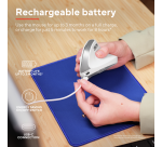 Muis Trust ergonomisch BAYO II draadloos wit