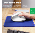 Muis Trust ergonomisch BAYO II draadloos wit