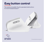 Ergonomic mouse Trust BAYO II white