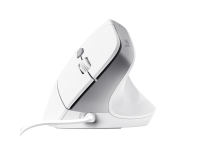 Souris ergonomique Trust BAYO II blanc
