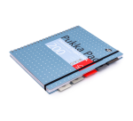 Projectboek Pukka Pad Metallic Executive A4 lijn 5-tabs 4-gaats 200 pagina's 80gr assorti