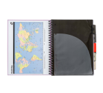 Projectboek Pukka Pad Metallic Executive A4 lijn 5-tabs 4-gaats 200 pagina's 80gr assorti