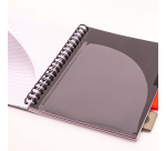 Pukka Pad Projektbuch Metallic B5 liniert 4 Register 200 Seiten 80g grün