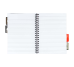 Pukka Pad Projektbuch Metallic B5 liniert 4 Register 200 Seiten 80g grün