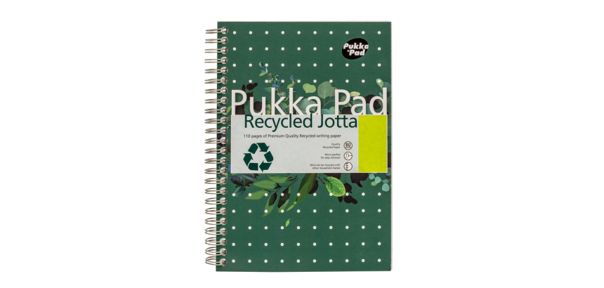 Bloc-notes Pukka Pad Jotta A5 ligné 110 pages 80g vert