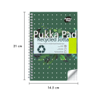 Notitieboek Pukka Pad Jotta A5 ruit 5x5mm 110 pagina's 80gr groen
