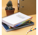 Pukka Pad White B5 Project Notebook Lined 10 Dividers 400 Pages 80gsm