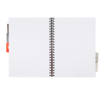 Pukka Pad Metallic A4 Lined Project Book 5 Dividers 200 Pages 80gsm Green