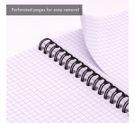Pukka Pad Jotta A5 Notepad 5x5mm grid 200 pages 80g green