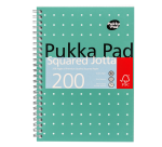 Pukka Pad Jotta A5 Notepad 5x5mm grid 200 pages 80g green