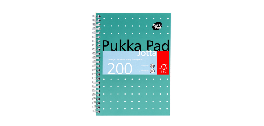 Notitieboek Pukka Pad Jotta A5 lijn 200 pagina's 80gr groen