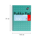 Notitieboek Pukka Pad Jotta A5 lijn 200 pagina's 80gr groen