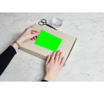 Etiquette Rillprint 105x148mm vert fluo 400 étiquettes