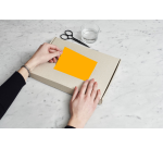 Etiquette Rillprint 70x37mm orange fluo 2400 étiquettes