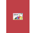 Papier à dessin Folia 50x70cm 130g 10 couleurs paquet 100 feuilles