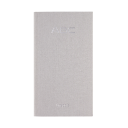 Carnet d'adresses Brepols Notaphone Nature gris