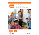 Flipoverpapier Nobo standaard 65x95cm dubbelzijdig rol 50vel