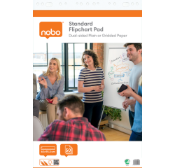 Papier chevalet Nobo Standard 65x95cm double-face rouleau 50 feuilles