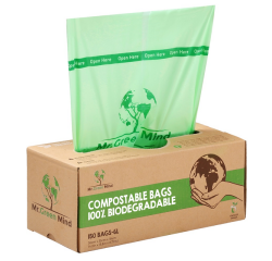 Sac poubelle bio Mr Green Mind 36x35cm 6L Distributeur 150 pièces