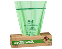 Afvalzak bio Mr.Green Mind 60x80cm 60 liter dispenser 60 stuks