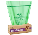 Sac poubelle bio Mr Green Mind 43x46cm 10L Distributeur 140 pièces