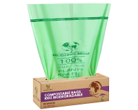 Sac poubelle bio Mr Green Mind 43x46cm 10L Distributeur 140 pièces