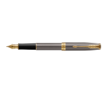 Parker Sonnet Collection Grey GT Medium Fountain Pen