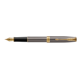 Stylo plume Parker Sonnet Collection Grey GT Medium