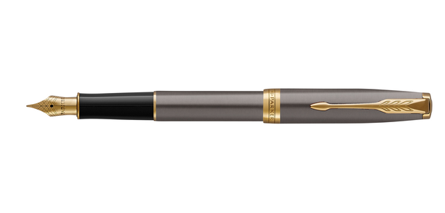 Parker Füllfederhalter Sonnet Collection Grau GT Mittel