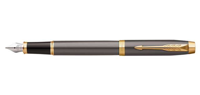 Stylo plume Parker IM Collection Grey GT Medium