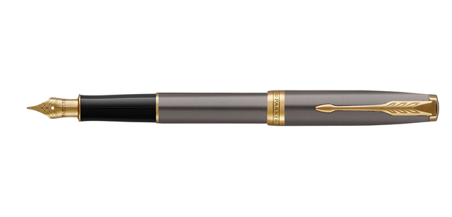 Parker Sonnet Collection Füllfederhalter Grau GT Fin