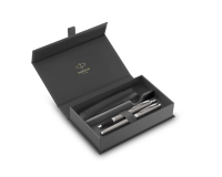 Stylo bille et stylo plume Parker IM avec étui Stainless steel CT Medium 3 pièces